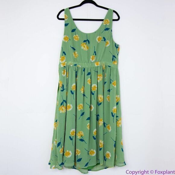 Modcloth Freeing Feeling Fit And Flare Dress, 3X - Picture 5 of 16